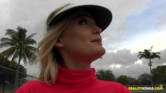 Getting kinky at the tennis court with Kristina Reese Thumb