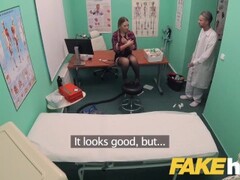 Fake Hospital Cute pigtailed cleaner sucks and fucks doctors big cock Thumb