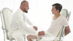 MasonicBoys - Dirty Dom Daddy Strokes Submissive Initiate Thumb