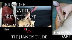 Jerk Off Battle - Hammer Hart VS. The Handy Dude - 3rd Attempt Thumb