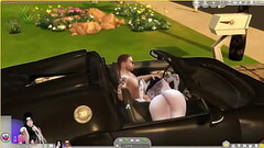 Sims 4 Puta se lo mama a puertorrique&ntilde_o en Lamborghini Thumb