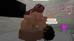 Roblox BBC having romantic sex with a hottie on the bed! [Roblox Condo Sex] [Jah x Abby] Thumb