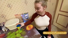 blowjob in the kitchen Thumb