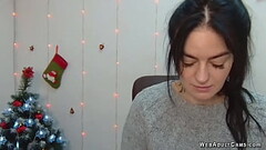 Dark haired amateur Ukrainian babe on webcam Thumb