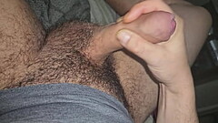 Making my thick uncut DILF cock cum. Comments welcome Thumb