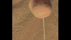 Hand free cumshot dripping cum Fleshlightman1000 Thumb