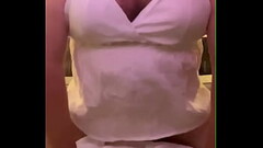 Crossdressing and riding my 9&rdquo_ dildo Thumb