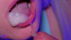 Closeup Sensual Blowjob Oral Creampie Thumb