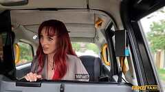 Fake Taxi - slim French redhead in a hurry can barely fit a huge Italian cock inside her tight pussy Thumb