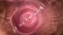 Camera deep inside Mia'_s tiny pussy Thumb