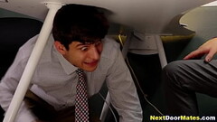 Black boss fucks naughty office clerks in the office Thumb