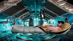 Fleshlight Launch Shiny Down Bag Hands Free Masturbation. Thumb