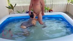 holding underwater. Domination rough sex. Nudist Regina Noir swimming, sucks and fucks in the swimmi Thumb