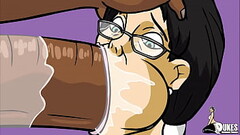 I got this big tit nerdy chick to suck my fat dick Thumb