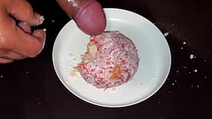 My Big Coconut ball is so good with my milky Cum frosting! Thumb