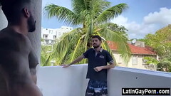 Latin boy climbs into neighbors room for gay sex Thumb