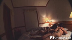 Two Asian sluts pleasuring my pulsating pecker Thumb