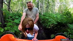 Amateur threesome fuck outdoor in public somewhere in Alaska Thumb