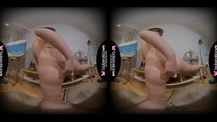 Solo brunette fuck doll, Chicago is masturbating, in VR Thumb