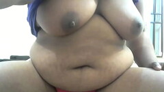 sexy young ebony teen masturbating In her office Thumb