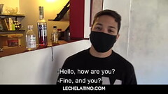 Latin hunk takes big uncut cock warm facial cumshot Thumb