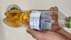 Pulsating Piss In A Bottle! -  Pissing To Taste It Thumb