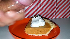 Cum Pumpkin pie for the Hollidays is delicious. Thumb