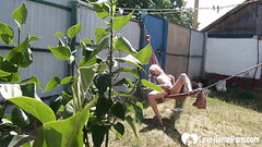I caught my neighbor masturbating furiously outdoors Thumb