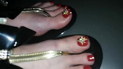 Lady L Sexy Flip Flops and Red Nails.(video Short Version) Thumb