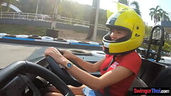 Amateur Thai girlfriend teen fun at go karts and gets fucked afterwards Thumb