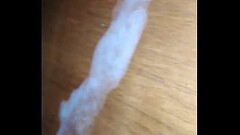 Licking up my own cum Thumb