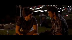 Movie titled 4th Man Out featuring hot actors in a sweet but short gay kiss | gaylavida.com Thumb