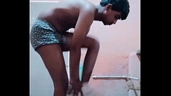 Caught my step brother bathing nude and playing with his bid dick. Thumb