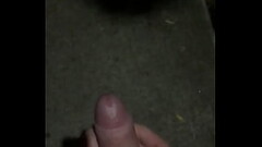 Jerking my hard dick on public footpath Thumb