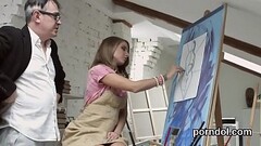 Natural is seduced and penetrated by older teacher Thumb